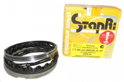 Кольца поршневые УАЗ ф92,5 (ЗМЗ-402,УМЗ-451) СТ-ВК-24-1000100-10-АР (Стапри)