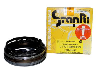 Кольца поршневые УАЗ ф101,0  СТ-421-1000100-Р2 (Стапри)