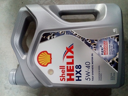 Масло моторное 5W40 (синт) 4 л Shell Helix HX8