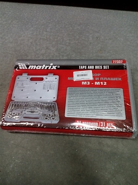Набор метчиков и плашек М3-М12 (77337)