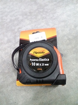 Рулетка 10м х 25мм, обрезиненный корпус (31314)