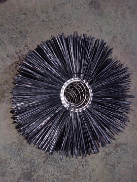 Диск щеточный полипропилен. 120*550 мм (металл. сердцевина), под проставочн. кольцо