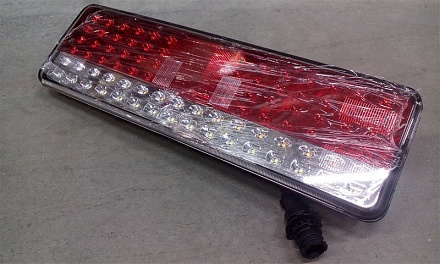 Фонарь задний для Камаза, МАЗ, СВЕТОДИОД левый со жгутом 8512.3716-21 (112.08.69-03) ФП003 AE 