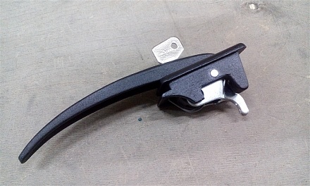 РУЧКА ДВЕРИ 452 наруж. (черная) (УПРЗ) 452 452-6105149