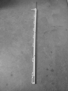 Стойка пластиковая для ограждения 105 см (белая)