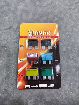 Предохранители, набор 6 шт (7,5А-2,10А-1,15А-1,20А-1,30А-1) 469.171.700-02