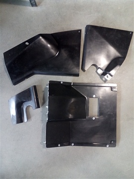 Панель щитка приборов (комплект из 4-х панелей ПЛАСТИК) 80-6700300-П