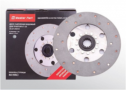 Диск сцепления Т-25 25.21.025-А 14 шл. Master Part