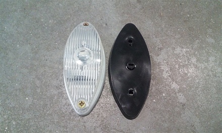 Фонарь габаритный без лампы (белый) ГФ2.Б-04