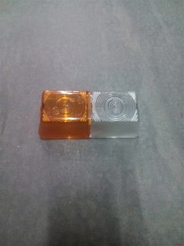 Рассеиватель переднего фонаря МТЗ ФП204 (б/ж) в сб.