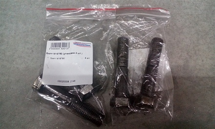 Болт М16*80 (упаковка 2 шт.)