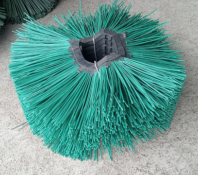 Диск щеточный полипропилен. 120*550 мм беспроставочный БИЛАЙН (зигзаг)