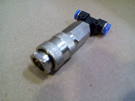 Фитинг - соединитель Т-обр. Ф- 6мм + БЫСТРОСЪЕМ АТ10798 см. СП