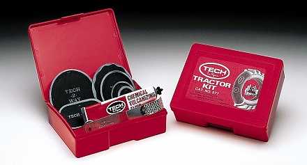 Набор для ремонта камер (трактора, г/а ) (877) (США) (28 камерных заплат(разного размера), 2 заплаты с диагональным кордом для покрышки, клей 50 мл в тюбике для холодной вулканизации-2 шт, раскатка-шерохователь)