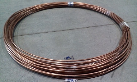 Трубка медная 6х0,8 (кратно 1м) (ГОСТ 617-2006) (Бухта 10м)