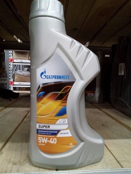 Масло моторное 5W40 1л. (синт) Газпромнефть Супер