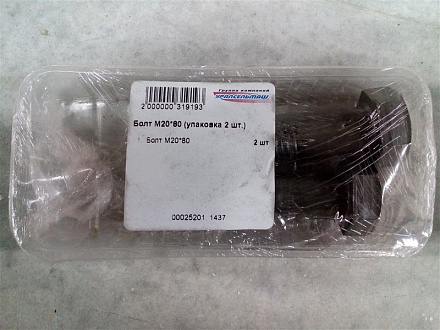 Болт М20*80 (упаковка 2 шт.)