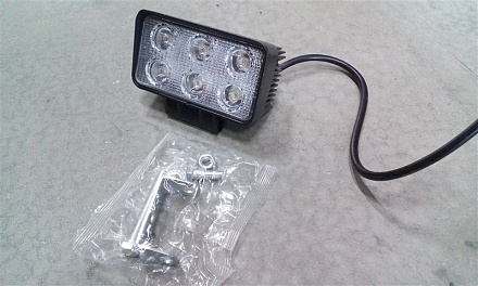 Фара светодиод. дополнит.  6 LED 18 Вт, 10-24 В, прямоуг, направ. свет AE18RT-6LED-HC