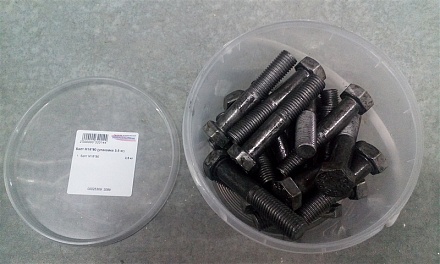 Болт М16*80 (упаковка 3,5 кг)