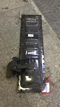 Бак радиатора нижний Т-150, СК-5 150У.13.040 с патрубками