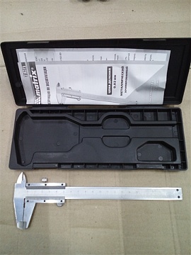 Штангенциркуль ШЦ-150 1 кл. 0,02 с глубиномером в боксе (316315)