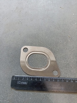 Прокладка выпускного коллектора крайняя МТЗ-80 50-1008026Б (нерж. сталь) ("ГБЦ")