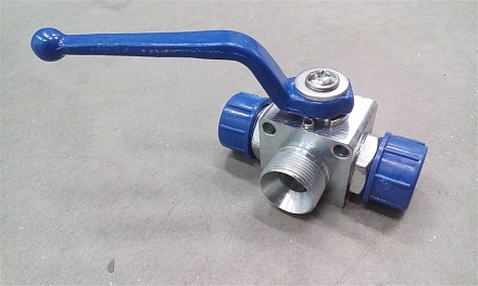 Кран шаровой гидравлический 3-х ход. S32