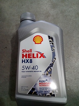 Масло моторное 5W40 (синт) 1 л Shell Helix HX8