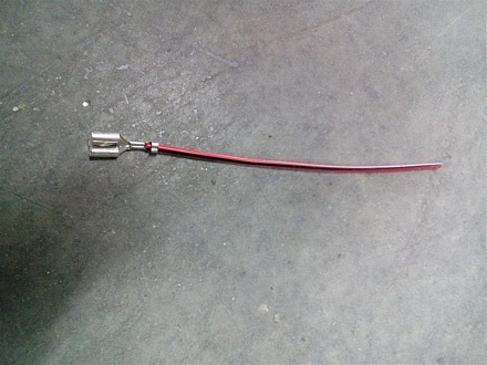 Контакт гнездовой 6,3 мм (С ПРОВОДОМ)