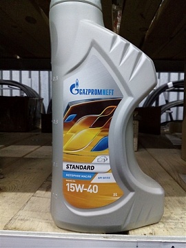 Масло моторное 15W40 1л.(минер) Газпромнефть Стандарт