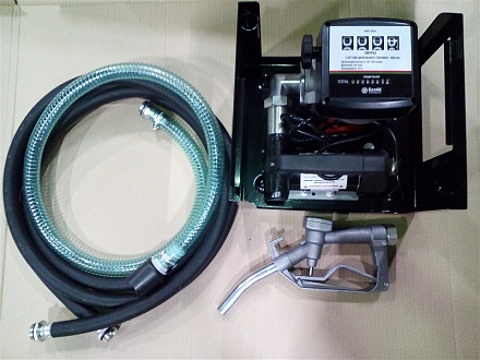 Станция перекачки диз. топлива 12V 80л/мин со счетчиком