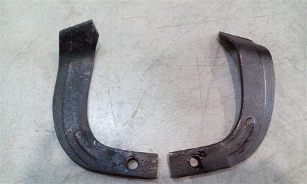 Нож почвофрезы левый GQN (1,8м.-2,4м)