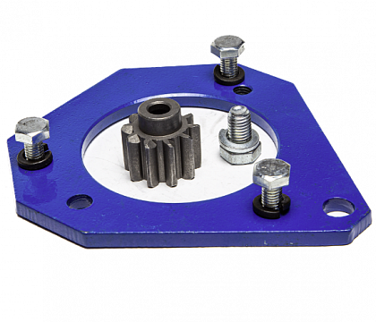 Комплект переоборудования МТЗ с ПД под стартер (плита, боолты, шестерня)
