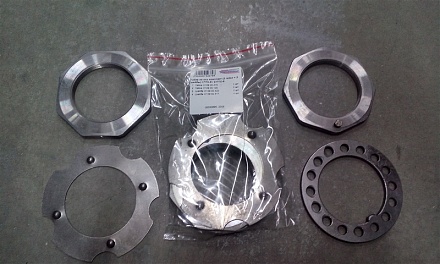 Гайка на ось комплект (2 гайки + 2 шайбы) 1ПТС-9 / 2-ПТС-6