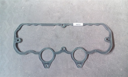 Прокладка крышки клапанов Д-260 (ниж) 260-1003108 силикон зеленая армированная