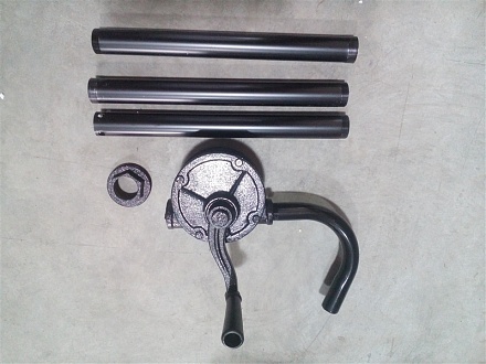 Насос перекачки бочковой ручной роторный ГЕФЕСТ металл, 25/л мин БелАК (БАК.00110)