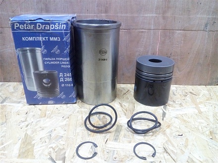 Поршневая группа Д-245/260 (г+п) Сербия, палец ф42, (343-N5) аналог (260-1000108-Т)