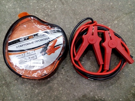 Провода стартовые (прикуривателя) 400А, 2,5 метра (55919)