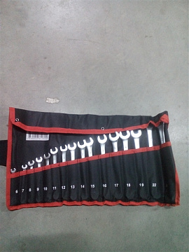 Набор ключей комбинирован.(16 шт.)(6-24мм) в сумке 70033 СЕРВИС КЛЮЧ