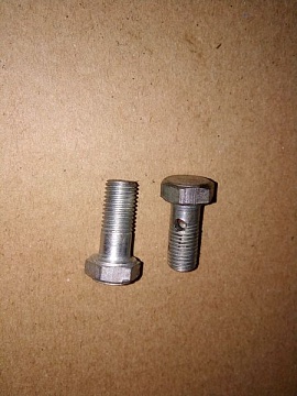 Болт-штуцер обратки ф8 мм Д-245 Евро2 (корот) 240-1104787 (завод)