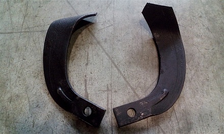 Нож почвофрезы правый GQN (1,2м-1,6м.)