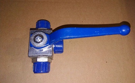 Кран шаровой гидравлический 3-х ход. S24 тип Т