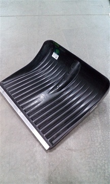 Лопата полипропиленовая для снега и зерна 400х450 мм, алюм. окантовка (61579)