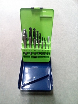Набор свёрел (2,5-10,2) и метчиков (М3-М12) (77305)