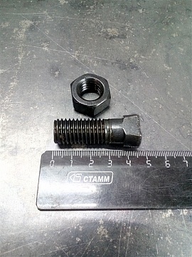 Болт лемешный М14х45 конич. голов. с двойным пазом Bellota (1199D-1445)