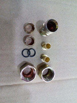 Ремкомплект для пневмотрубок 2х сторонний Ф-12-9мм АТ-634