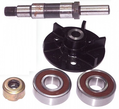 Рем. к-т водяного насоса Д-260 (вал+подшип+крыльччатка) (988)
