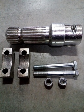 Переходник шлицевой с 8 на 6 шлиц АК 125.008 (втулка 38х32 8шл-вал 45х40 20шл)