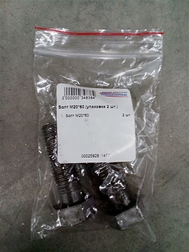 Болт М20*60 (упаковка 2 шт.)