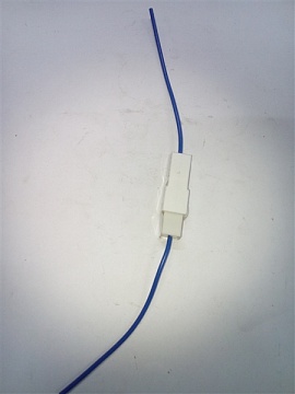 Колодка проводки 1-конт. с проводами (пама+мама) (Россия), КЛ 064